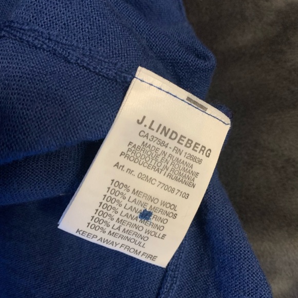 J.Lindeberg Merino Wool Cardigan (Small) - Picture 6 of 6